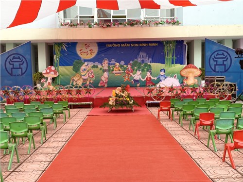 Hoạt động trung tâm tuần lễ “Trăng cổ tích”: Lung linh đêm hội trăng rằm 2022 tại trường mầm non Bình Minh.